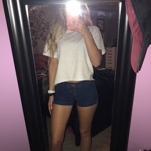 Blue Asphalt Jean Shorts